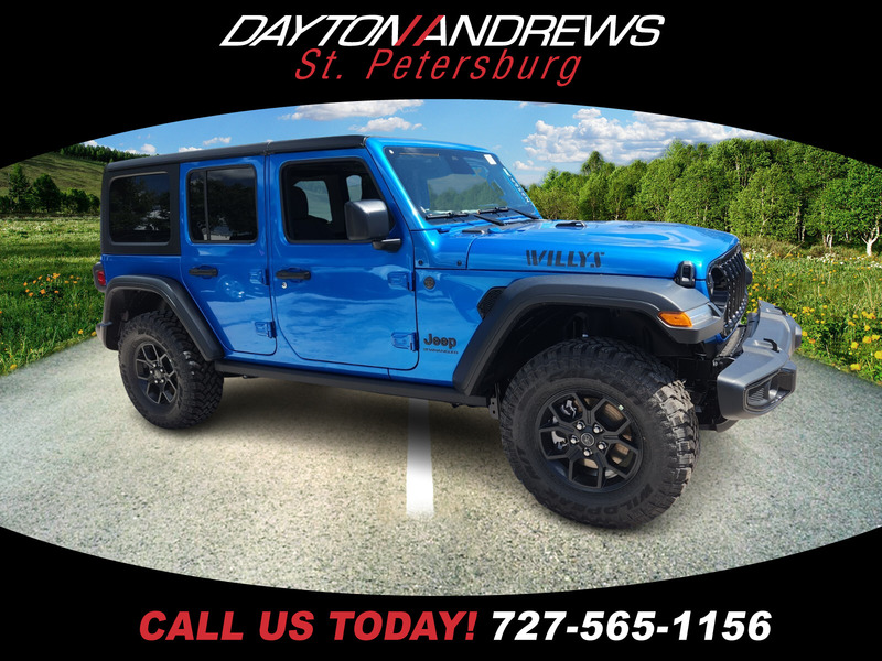 New 2025 JEEP WRANGLER WILLYS 4 DOOR 4X4 in ST. PETERSBURG, FLORIDA