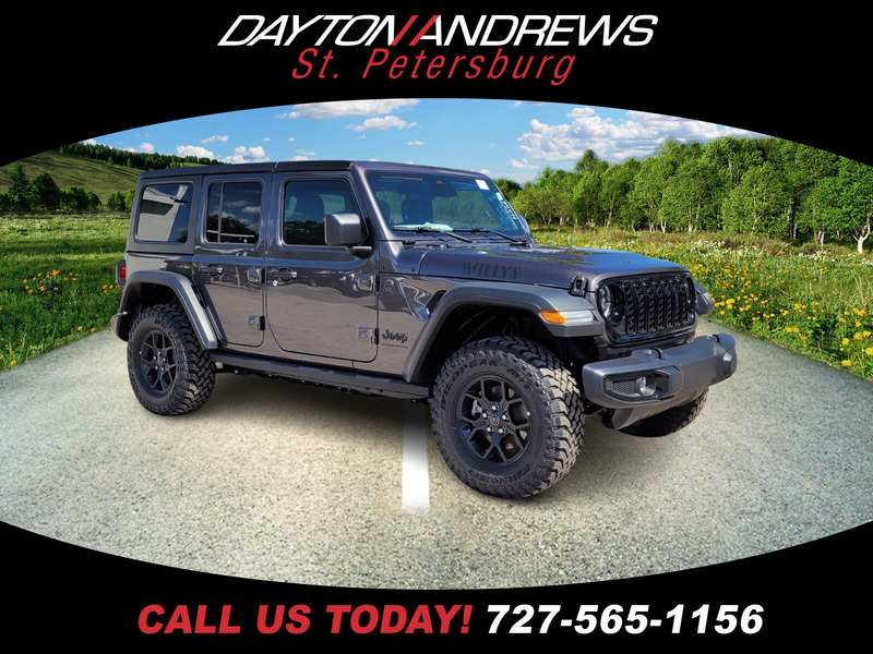 New 2025 JEEP WRANGLER WILLYS 4 DOOR 4X4 in ST. PETERSBURG, FLORIDA