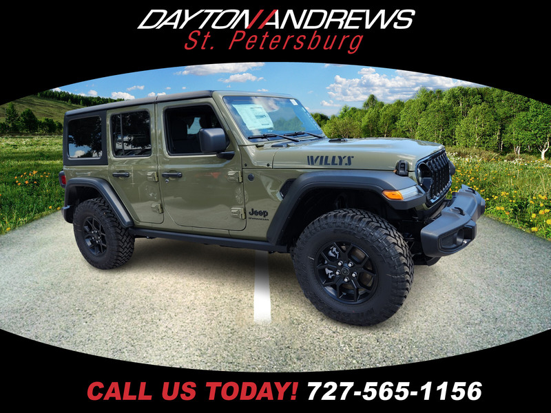 New 2025 JEEP WRANGLER WILLYS 4 DOOR 4X4 in ST. PETERSBURG, FLORIDA