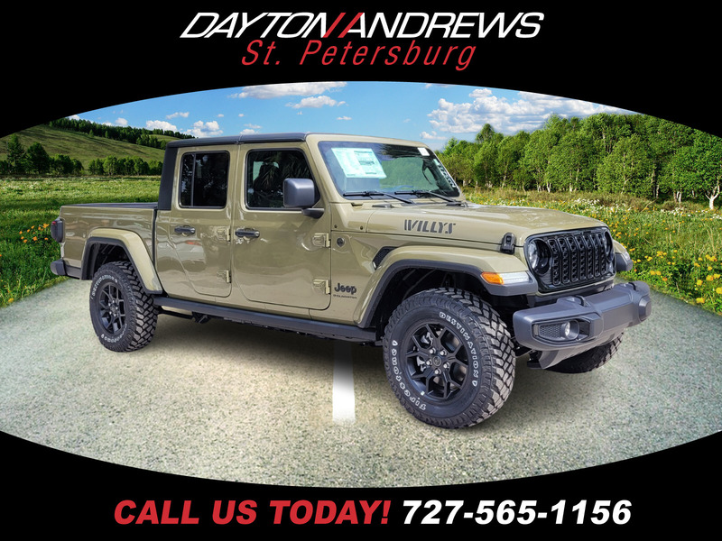 New 2025 JEEP GLADIATOR WILLYS 4X4 in ST. PETERSBURG, FLORIDA