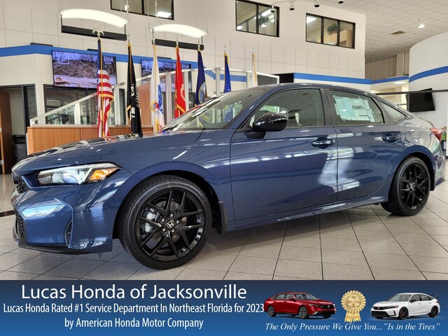 New 2025 Honda CIVIC SEDAN HYBRID SPORT CVT in JACKSONVILLE, FLORIDA
