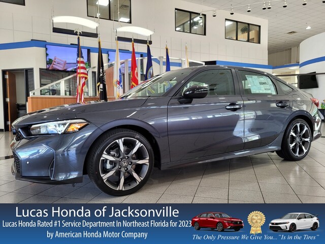 New 2025 Honda CIVIC SEDAN HYBRID SPORT TOURING CVT in JACKSONVILLE, FLORIDA