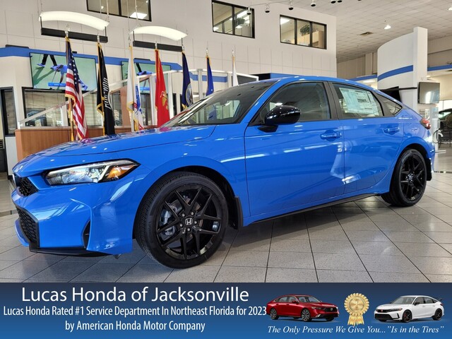 New 2025 Honda CIVIC HATCHBACK HYBRID SPORT CVT in JACKSONVILLE, FLORIDA