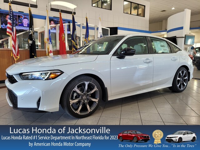 New 2025 Honda CIVIC SEDAN HYBRID SPORT TOURING CVT in JACKSONVILLE, FLORIDA