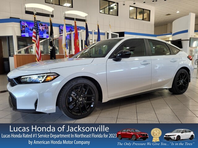 New 2025 Honda Civic Hatchback SPORT CVT in JACKSONVILLE, FLORIDA