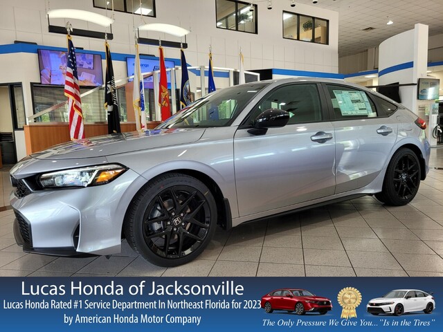 New 2025 Honda Civic Hatchback SPORT CVT in JACKSONVILLE, FLORIDA