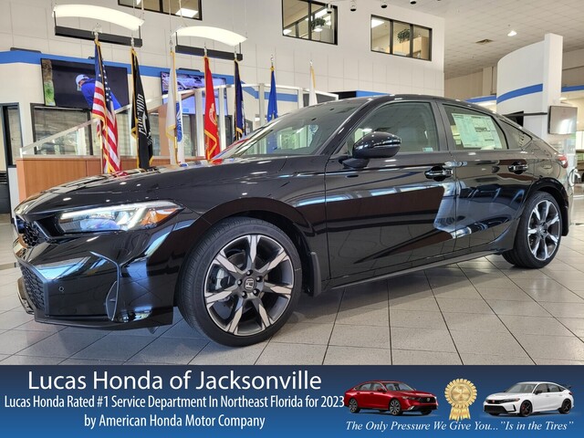 New 2026 Honda CIVIC HATCHBACK HYBRID SPORT TOURING CVT in JACKSONVILLE, FLORIDA