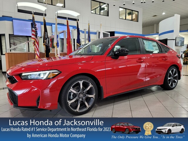 New 2026 Honda CIVIC HATCHBACK HYBRID SPORT TOURING CVT in JACKSONVILLE, FLORIDA