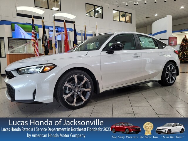 New 2026 Honda CIVIC HATCHBACK HYBRID SPORT TOURING CVT in JACKSONVILLE, FLORIDA