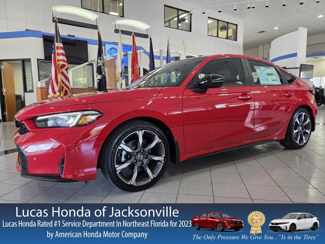 New 2026 Honda CIVIC HATCHBACK HYBRID SPORT TOURING CVT in JACKSONVILLE, FLORIDA