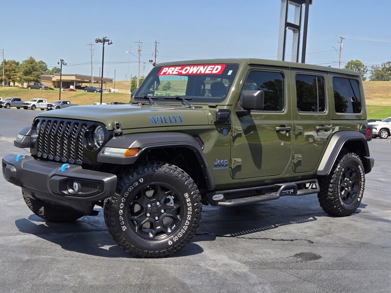Used 2023 JEEP WRANGLER 4XE WILLYS 4X4 in HOT SPRINGS, ARKANSAS