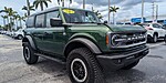 Used 2023 FORD BRONCO BIG BEND 4 DOOR ADVANCED 4X4 in FORT LAUDERDALE, FLORIDA