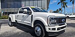 Used 2023 FORD F-450 LIMITED 4WD CREW CAB 8' BOX in FORT LAUDERDALE, FLORIDA