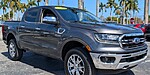 Used 2019 FORD RANGER LARIAT 4WD SUPERCREW 5' BOX in FORT LAUDERDALE, FLORIDA