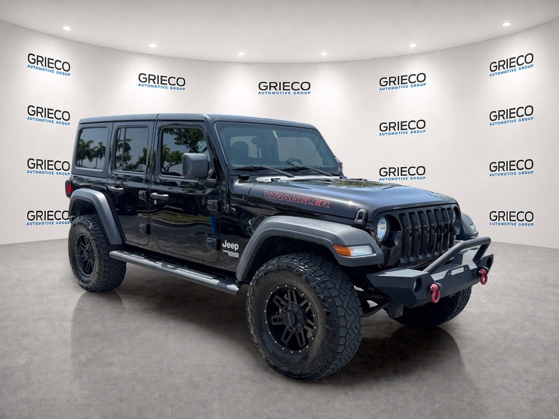 Used 2018 JEEP WRANGLER UNLIMITED SPORT S 4X4 in FORT LAUDERDALE, FLORIDA
