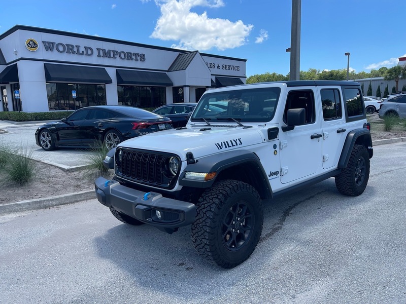 Used 2024 JEEP WRANGLER 4XE WILLYS - NEW $59,025.00 in JACKSONVILLE, FLORIDA