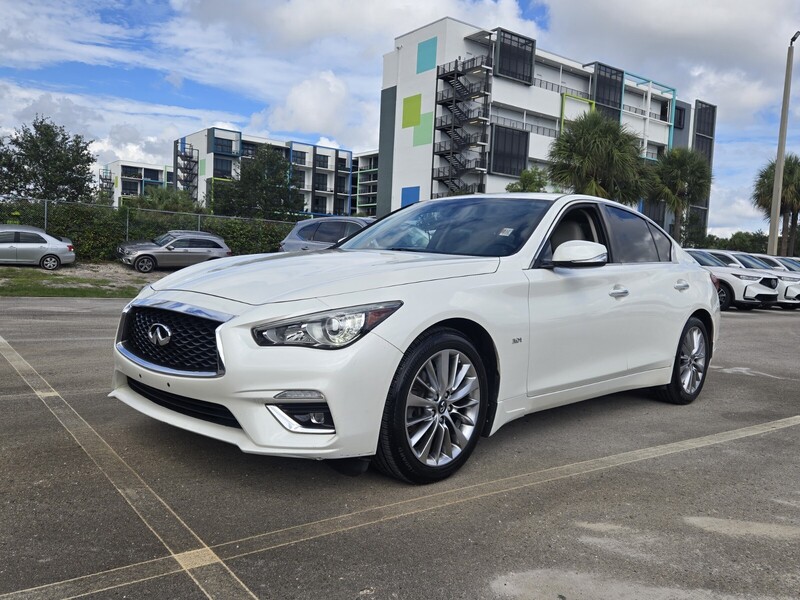 Used 2018 INFINITI Q50 3.0T LUXE AWD in FT. LAUDERDALE, FLORIDA