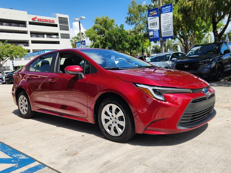 Used 2024 TOYOTA COROLLA HYBRID LE in DAVIE, FLORIDA
