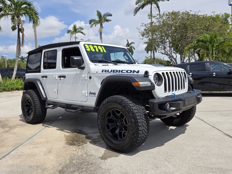 Used 2023 JEEP WRANGLER 4XE RUBICON in DAVIE, FLORIDA