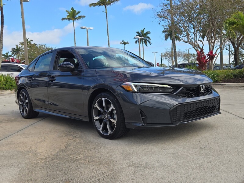 Used 2025 Honda CIVIC SEDAN HYBRID SPORT TOURING in DAVIE, FLORIDA