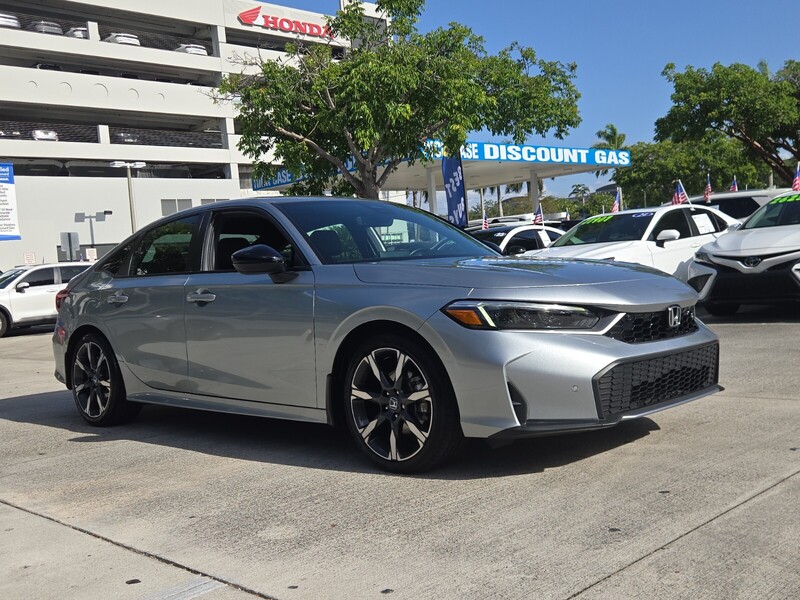 Used 2025 Honda CIVIC SEDAN HYBRID SPORT TOURING in DAVIE, FLORIDA