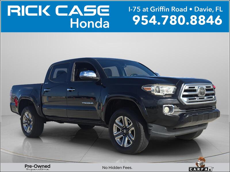 Used 2018 TOYOTA TACOMA LIMITED in DAVIE, FLORIDA
