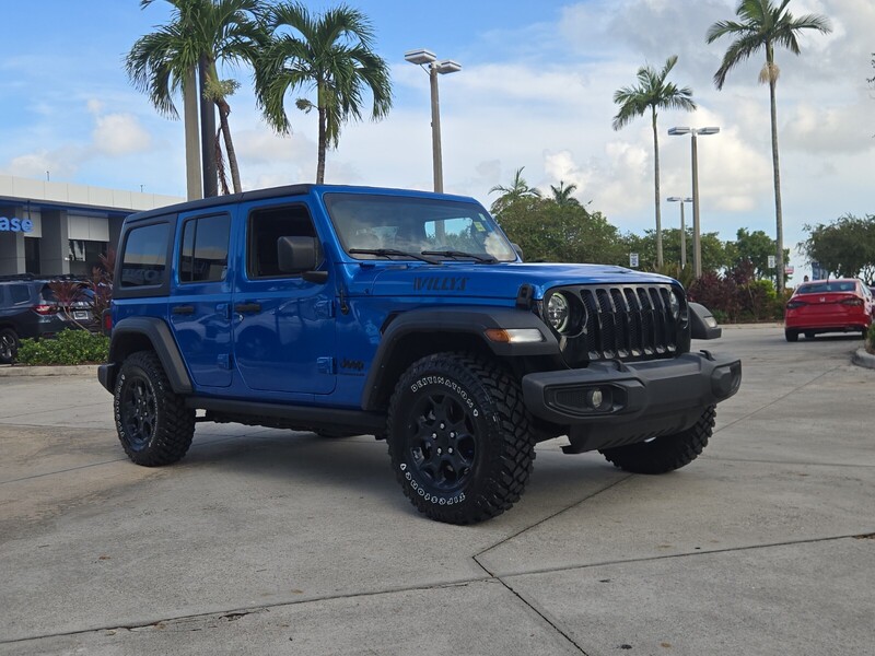Used 2023 JEEP WRANGLER WILLYS in DAVIE, FLORIDA