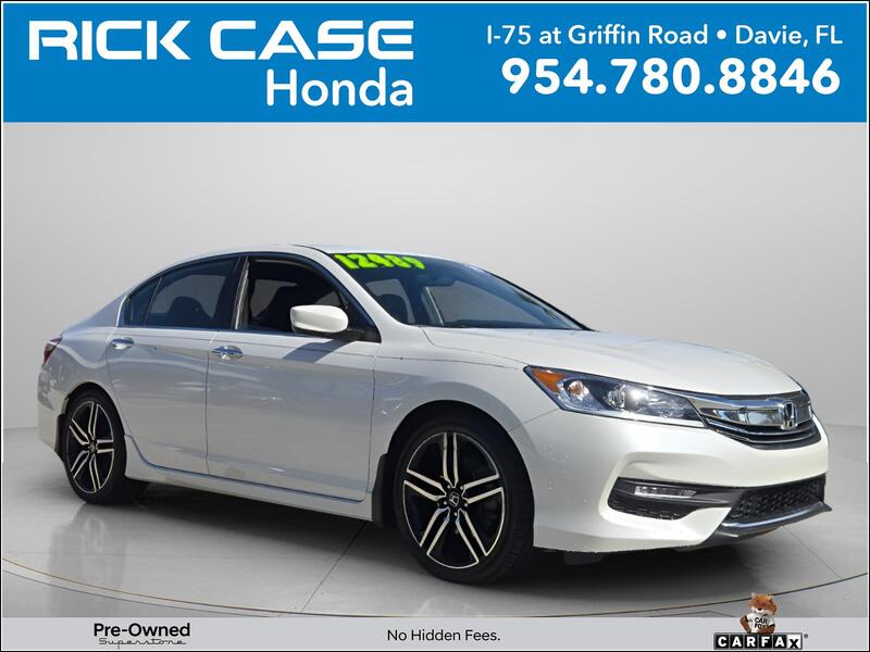 Used 2017 Honda Accord Sedan SPORT SE in DAVIE, FLORIDA
