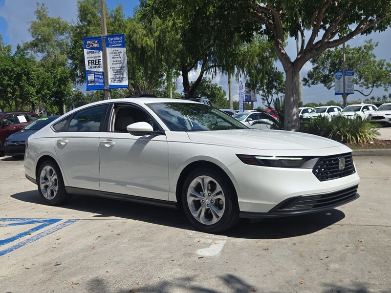 Used 2025 Honda Accord Sedan LX in DAVIE, FLORIDA