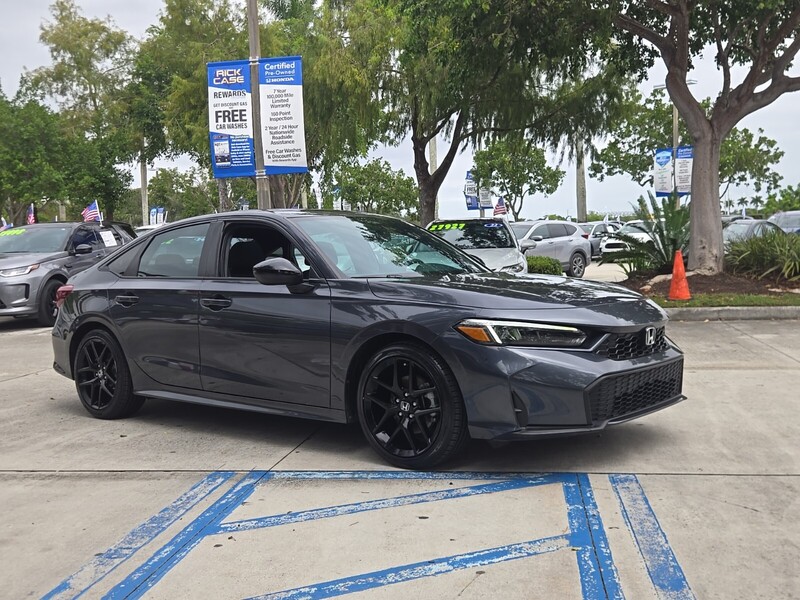 Used 2025 Honda CIVIC SEDAN HYBRID SPORT in DAVIE, FLORIDA