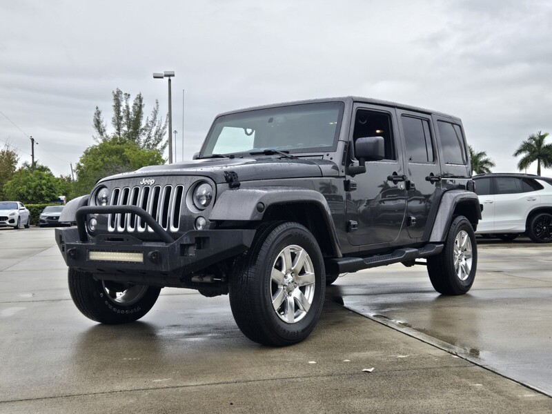 Used 2017 JEEP WRANGLER UNLIMITED SAHARA 4X4 in DAVIE, FLORIDA