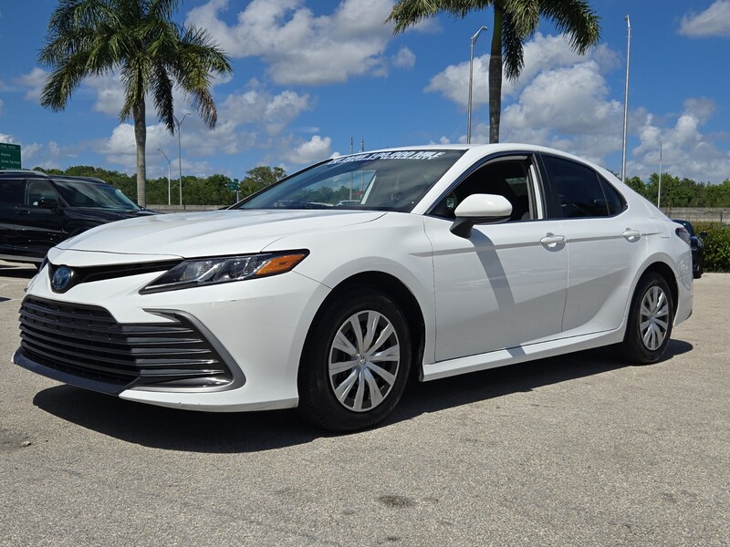 Used 2022 TOYOTA CAMRY HYBRID LE CVT in DAVIE, FLORIDA