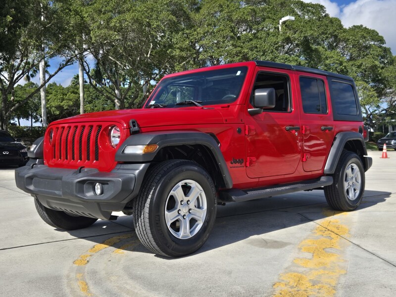 Used 2023 JEEP WRANGLER SPORT S 4 DOOR 4X4 in DAVIE, FLORIDA