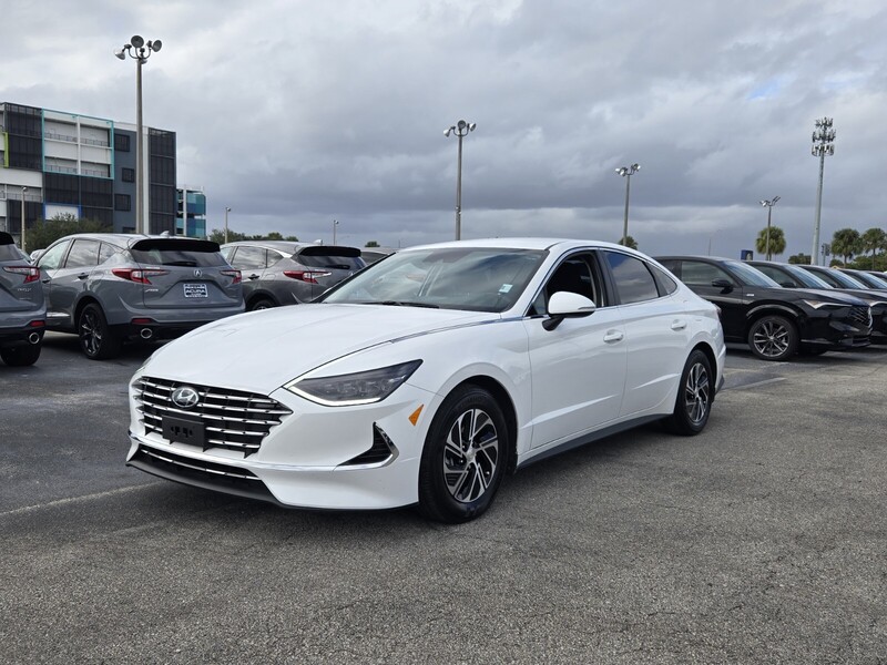 Used 2023 HYUNDAI SONATA BLUE in PLANTATION, FLORIDA