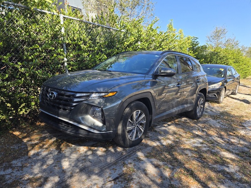 Used 2023 HYUNDAI TUCSON HYBRID BLUE in PLANTATION, FLORIDA