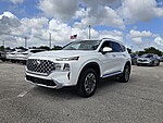 Used 2023 HYUNDAI SANTA FE HYBRID BLUE in PLANTATION, FLORIDA (Photo 1)