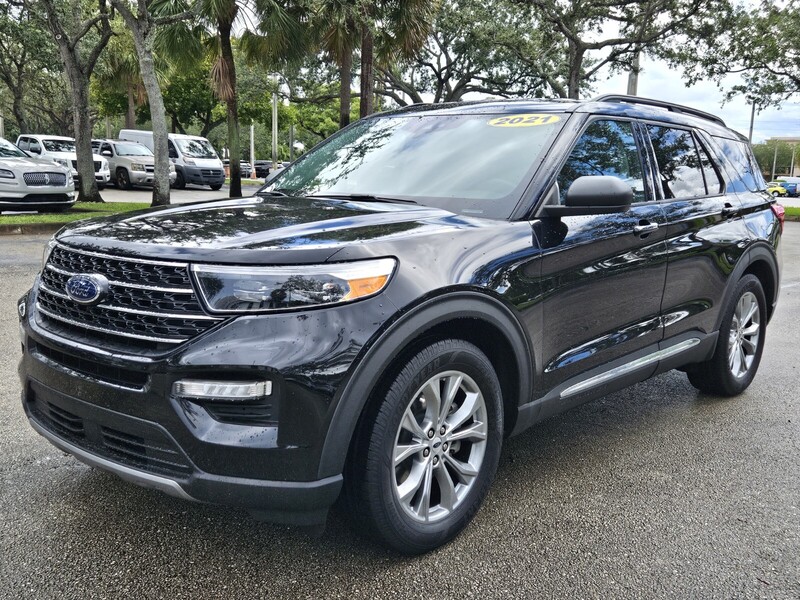 Used 2021 FORD EXPLORER XLT RWD in PEMBROKE PINES, FLORIDA