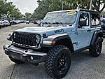 Used 2024 JEEP WRANGLER WILLYS 2 DOOR 4X4 in PEMBROKE PINES, FLORIDA (Photo 1)