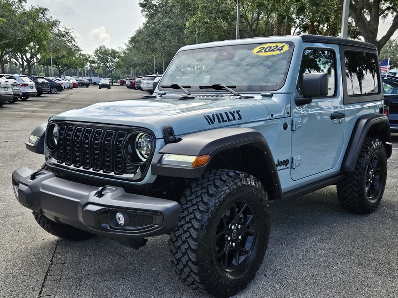 Used 2024 JEEP WRANGLER WILLYS 2 DOOR 4X4 in PEMBROKE PINES, FLORIDA