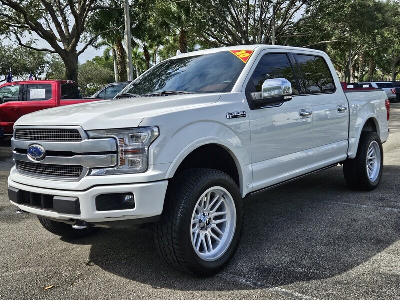Used 2020 FORD F-150 PLATINUM 4WD SUPERCREW 5.5' BOX in PEMBROKE PINES, FLORIDA