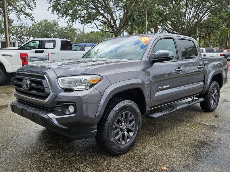 Used 2021 TOYOTA TACOMA SR5 DOUBLE CAB 5' BED V6 AT in PEMBROKE PINES, FLORIDA