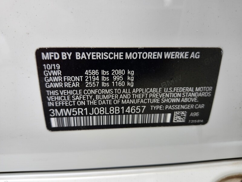 Used 2020 BMW 3 SERIES 330I SEDAN NORTH AMERICA in FT. PIERCE, FLORIDA