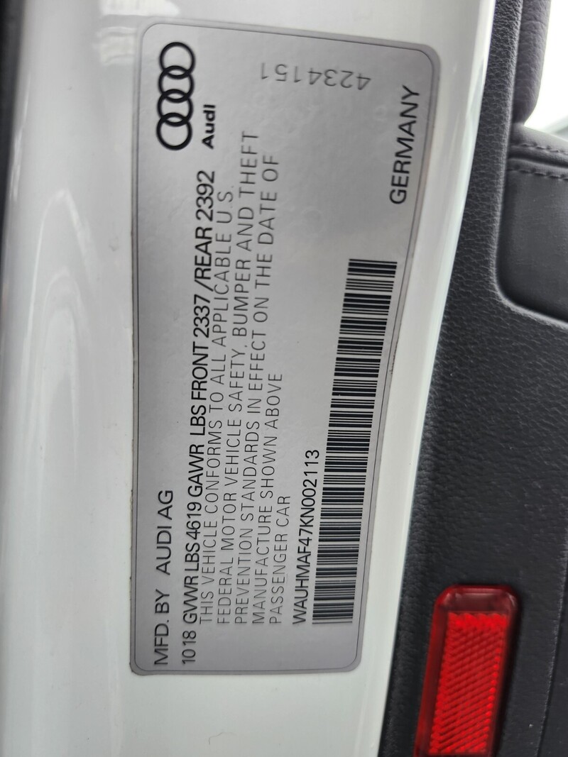 Used 2019 AUDI A4 PREMIUM PLUS 40 TFSI in FT. PIERCE, FLORIDA