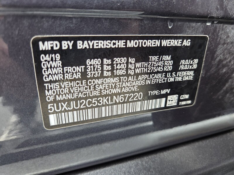 Used 2019 BMW X5 XDRIVE50I SPORTS ACTIVITY VEHICLE in FT. PIERCE, FLORIDA