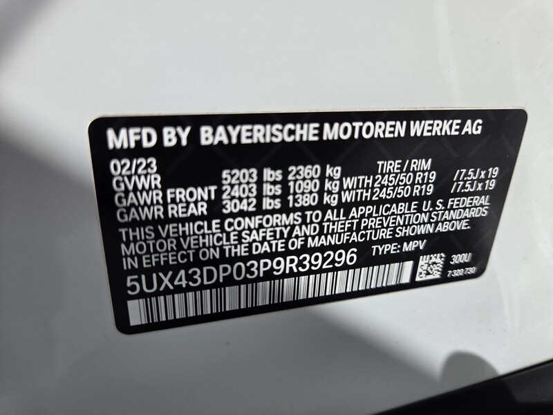 Used 2023 BMW X3 SDRIVE30I SPORTS ACTIVITY VEHICLE in FT. PIERCE, FLORIDA