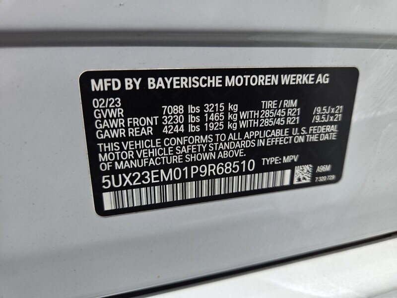 Used 2023 BMW X7 XDRIVE40I SPORTS ACTIVITY VEHICLE in FT. PIERCE, FLORIDA