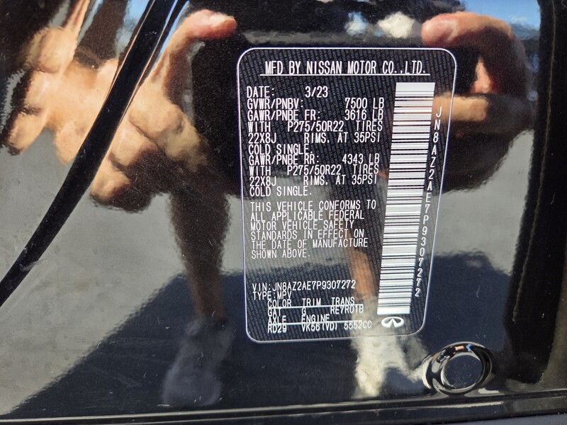 Used 2023 INFINITI QX80 PREMIUM SELECT AWD in FT. PIERCE, FLORIDA