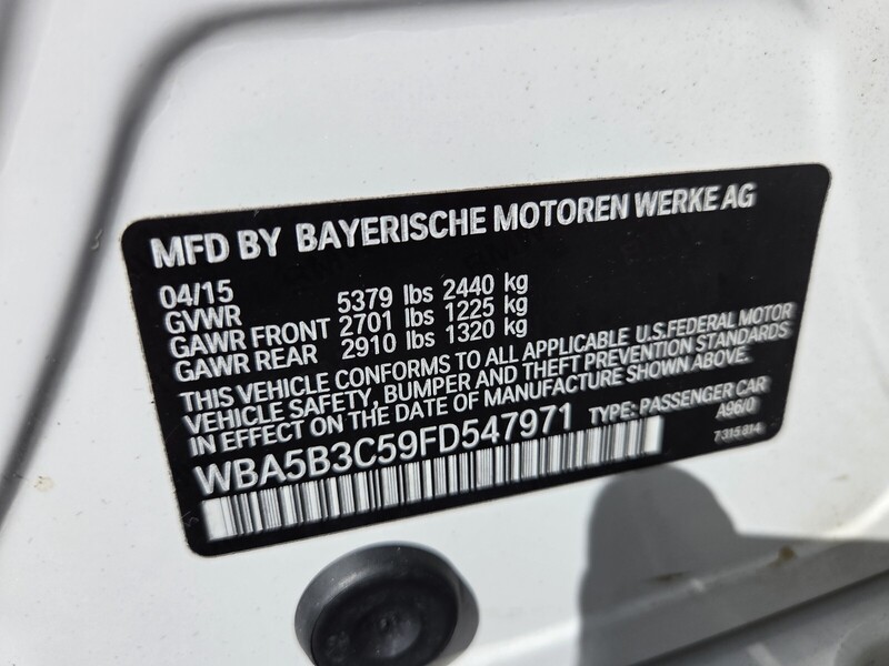 Used 2015 BMW 5 SERIES 4DR SDN 535I XDRIVE AWD in FT. PIERCE, FLORIDA