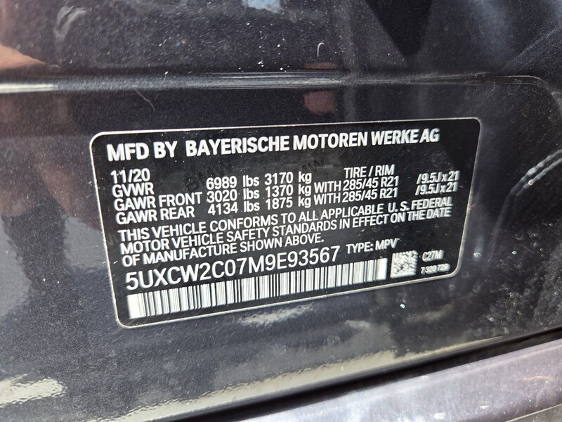 Used 2021 BMW X7 XDRIVE40I SPORTS ACTIVITY VEHICLE in FT. PIERCE, FLORIDA