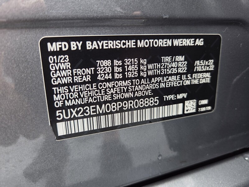 Used 2023 BMW X7 XDRIVE40I SPORTS ACTIVITY VEHICLE in FT. PIERCE, FLORIDA